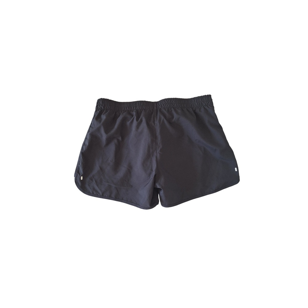 Adidas Womens Black Running Shorts Elastic Waist Inner Liner Dolphin Hem 3in S